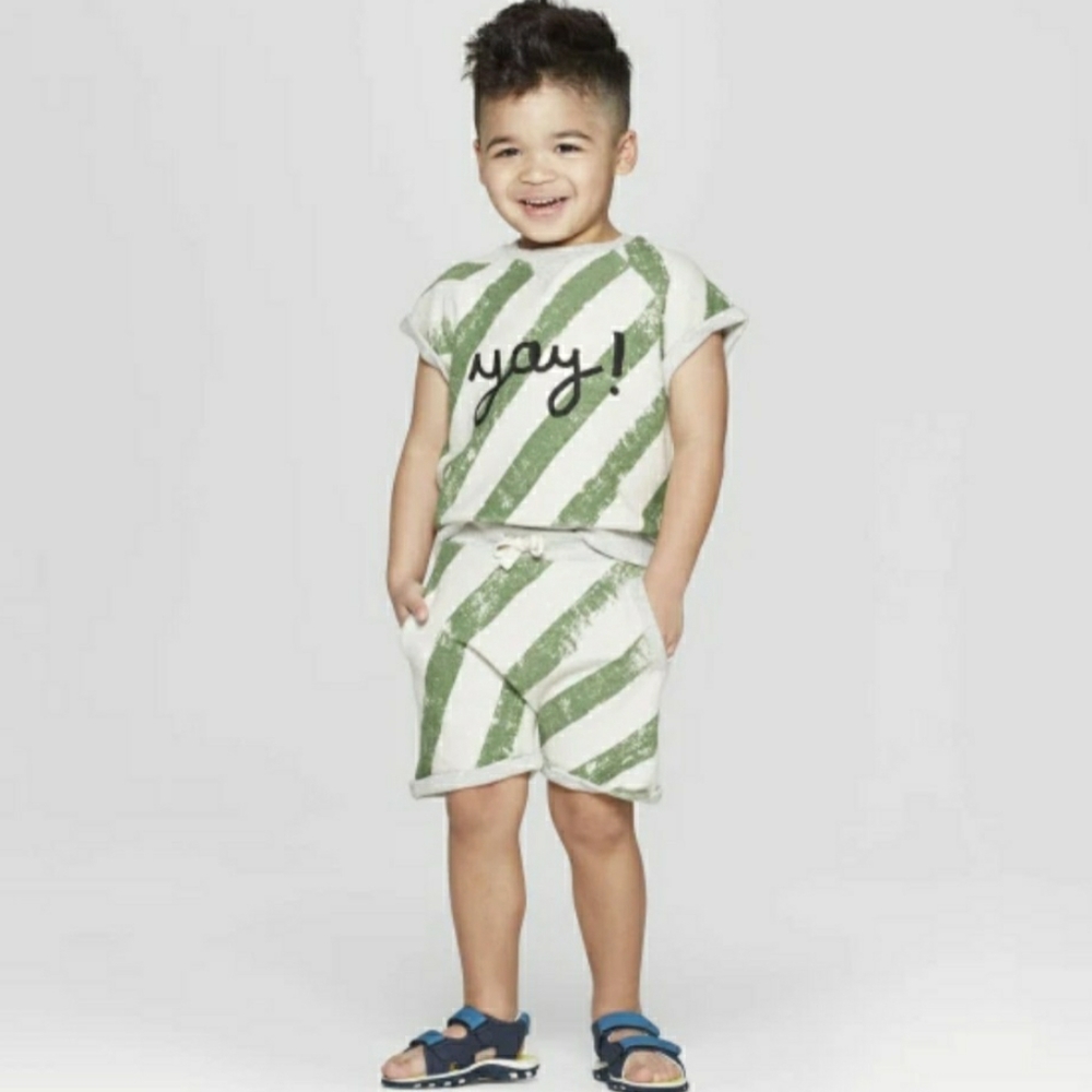 Art Class Toddler Boy Sweatshirt and Shorts - 3T